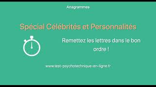 Réussir facilement les tests psychotechniques avec des Anagrammes  Réponse N°8 [upl. by Poll]