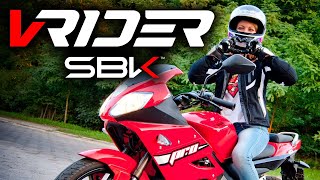 Riding a Motorcycle in VR is Surprisingly Fun 🏍 VRider SBK [upl. by Bikales]