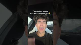 Overweight people shouldn’t be in the gym 🤦‍♂️ weightloss [upl. by Anastice]