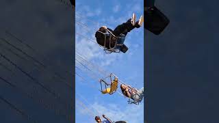 Harmony Zane and Armand Ride the Big Swings  Kern County Fair 2024 [upl. by Neral341]