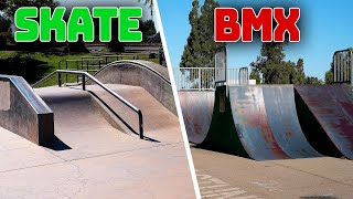 SKATE PARK VS BMX PARK [upl. by Irik]