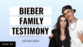 Justin Biebers Mom Shares a Beautiful Testimony about Herself and Son [upl. by Holcman]