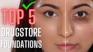 Best FULL COVERAGE Drugstore Foundations 2021 [upl. by Vinay700]