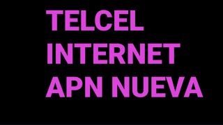 CONFIGURANDO APN INTERNET TELCEL 2024  SI NO TIENES INTERNET HAS ESTA CONFIGURACIÓN [upl. by Chrystel59]