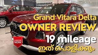 Grand vitara Delta model 19 mileage owner reviews malayalam Chestnut Brown with accessories [upl. by Aisyram939]