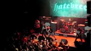 HATEBREED STOP SHOW EARLY SECURITY GUARDS ATTACKED BY CROWD 92112 DENVER CO [upl. by Ardeed]