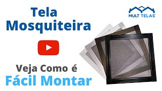 Tela Mosquiteira Faça Você Mesmo Veja Como Montar Tela Mosquiteiro para janela [upl. by Sane33]