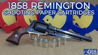 1858 Remington with Paper Cartridges [upl. by Ahsilac]