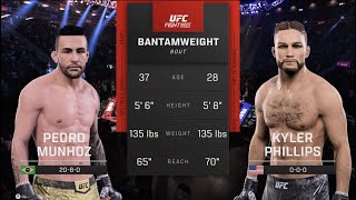 UFC 299 Munhoz vs Phillips UFC 5 Simulation [upl. by Russ]