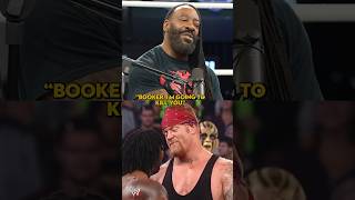 Undertaker Got SO MAD At Booker T [upl. by Younglove128]