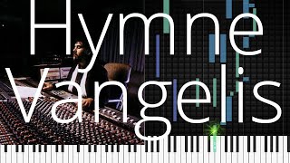 🎹 Hymne Vangelis Synthesia Piano Tutorial [upl. by Terriss]