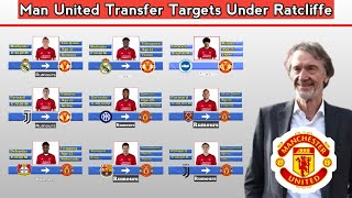 Manchester United Transfer Targets Under Sir Jim Ratcliffe  Transfer Winter January 2024 [upl. by Eenobe]