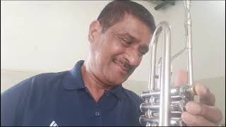 Kannada Song Nammura Mandara Hoove On Trumpet Cover By Kamraj [upl. by Yekcaj893]