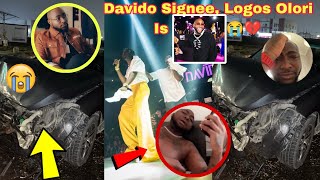 💔😭 Davido’s Signee Logos Olori Car Crä§h 😱 That Almost Klléd Him logosolori [upl. by Rehctelf]