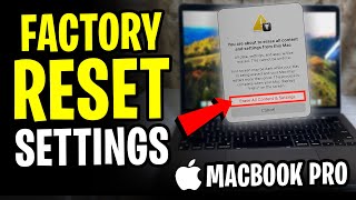 How to Reset MacBook Pro to Factory Settings 2024 [upl. by Det]