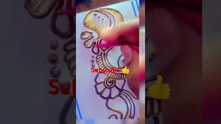 🔥So so unique mehndi designs 2024 easy mehndi designsart mehndi youtube henna easy virul [upl. by Dlaregztif]