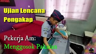 SKIM LENCANA PENGAKAP KANAKKANAK Pekerja Am  Menggosok Pakaian [upl. by Hillegass]