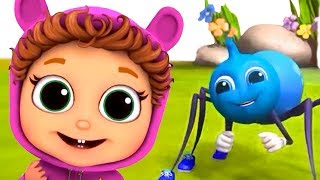 Itsy Bitsy Spider  Learn Persistence  Nursery Rhymes [upl. by Aikam282]