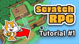 RPG Tutorial  Craft your dream Scratch Game  1 The Player ⛹️ [upl. by Deehsar]