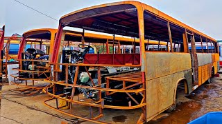 Handmade Hino Bus Production in Pakistan  Amazing Manufacturing Process Hino Bus at local Workshop [upl. by Hendren]