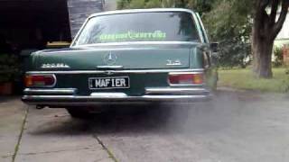 1970 300 sel benz cold morning start up [upl. by Newberry]