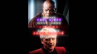 Mace Windu Vs Palpatine  Legends edit starwars 1v1 fyp [upl. by Elsey867]