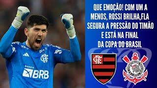 HISTÓRICO ROSSI BRILHA FLA SEGURA PRESSÃO E AVANÇA PARA A TERCEIRA FINAL SEGUIDA NA COPA DO BR [upl. by Esemaj]