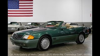 1991 Mercedes Benz 300SL For Sale  Walk Around 156k Miles [upl. by Etezzil]