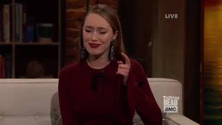 Alycia Debnam Carey  Talking Dead 5x21 6 ENG SUB [upl. by Hayton]