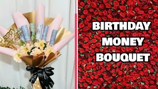 Cara membuat Bouquet Harijadi simple dan mudah  how to make birthday bouquetbirthdaybouquet diy [upl. by Eiroc559]