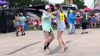 Cajun Dance Contest at 2024 Breaux Bridge Crawfish Festival [upl. by Aliuqa]