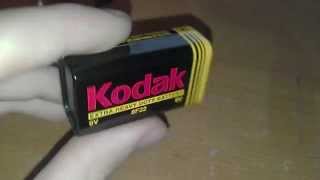 Kodak Extra Heavy Duty Battery 9V 6F22 9V [upl. by Kered]