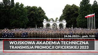 WAT  Promocja oficerska 2023  zapis transmisji na żywo [upl. by Orapma]