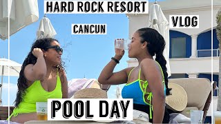 VLOG Hard Rock Cancun  Riviera Maya Pool Day [upl. by Larisa]