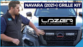 Laser light NISSAN NAVARA 2021 GRILLE KIT [upl. by Kori]