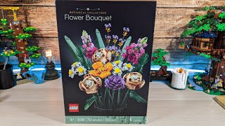 LEGO Flower Bouquet Botanical Collection 10280 🎧 Pure Build [upl. by Euqinotna]