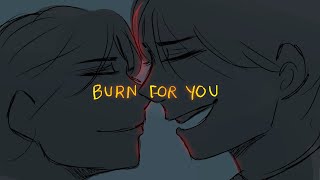 BURN FOR YOU BRIDGERTON MUSICAL OC ANIMATIC [upl. by Dnomyaw]