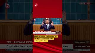 Özgür Özelden tüm Türkiyeye çağrı var quotBu akşam saat 9da ayağa kalkın ışıkları açın kapatınquot [upl. by Nnahgiel214]