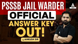 Psssb Jail Warder  Official Answer Key Out [upl. by Bulley]