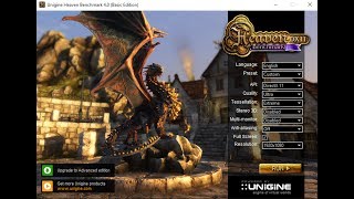 Dell Inspiron 7567 Gaming Laptop  Unigine Heaven Benchmark [upl. by Daberath804]