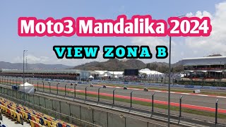 Moto3 Mandalika 2024  Nonton dari Zona B [upl. by Idnyl]