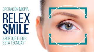 Técnica Láser Relex SMILE para operación de miopía de ojos operacionmiopia relexsmile [upl. by Sire765]