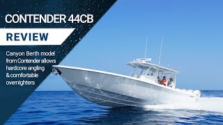 Contender 44CB Boat Review Hardcore Angling meets Luxury Comfort  Florida Sportsman [upl. by Annavas481]