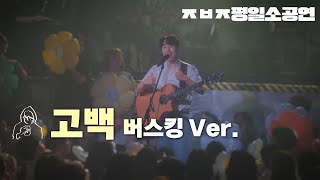 고백 버스킹 Ver 【ㅈㅂㅈ 평일소공연】 [upl. by Reinert330]