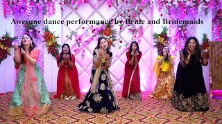 Awesome Dance performance by Bride and Bridesmaids [upl. by Atinram]