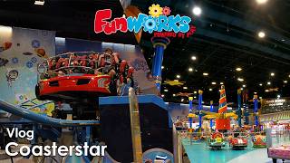 Fun Works VLOG  This small indoor theme park is inside a MALL  2024 [upl. by Elburr]