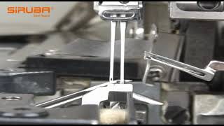 How to timing between Needle amp Looper in SiRUBA OverLock Machine [upl. by Buatti]