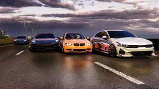 Whiteline Madness  850WHP BMW M3 GTS Squeezing Through heavy Traffic  Passenger POV [upl. by Rao]