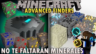 CONSIGUE TODOS LOS MINERALES POSIBLES  💎 ADVANCED FINDERS MOD 💎  11211211122 [upl. by Noived]