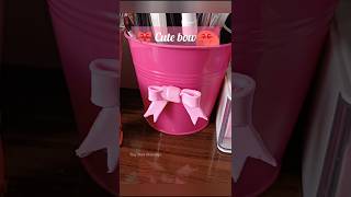 🎀 Cute Bow Diy With Soft Clay diybow bow cutebows youtubeshorts trending shorts viralvideo [upl. by Balthasar]